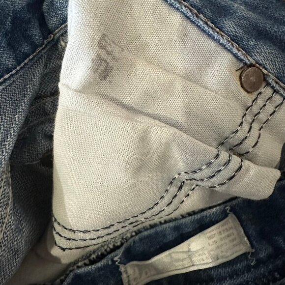 Vintage 90's WRANGLER Jeans High Waist Dark Wash Straight Leg Denim - Picture 10 of 12